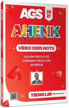Yediiklim 2027 AGS Ahenk Serisi Gelişim Psikolojisi Öğrenme Psikolojisi Rehberlik Video Ders Notu