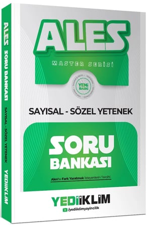 Yediiklim Yayınları 2027 ALES Master Serisi Sayısal Sözel Yetenek Soru Bankası