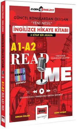 Yargı Yayınları A1-A2 Read Me İngilizce Hikaye Kitabı 3 Kitap Bir Arada