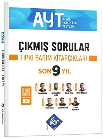 AYT Çıkmış Sorular Son 9 Yıl Tıpkı Basım Fasikülleri KR Akademi
