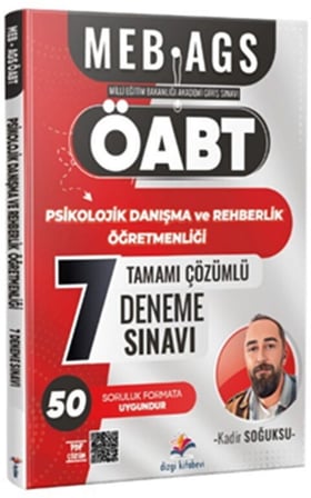 2026 MEB AGS ÖABT Psikolojik Danışma ve Rehberlik Öğretmenliği Tamamı PDF Çözümlü 7 Deneme Sınavı Dizgi Kitap