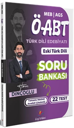 Dizgi Kitap 2026 MEB AGS ÖABT Türk Dili ve Edebiyatı Öğretmenliği Eski Türk Dili Tamamı Çözümlü Soru Bankası