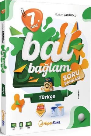 7. Sınıf Türkçe Bal Bağlam Soru Bankası Hiper Zeka Yayınları