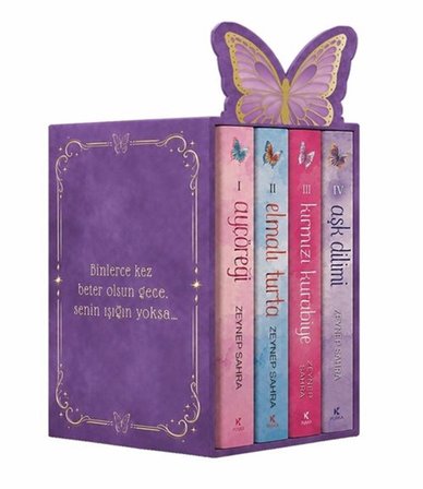 İlk Aşk Serisi 4 Kitap (Kenar Boyamalı Kutulu Set) / Zeynep Sahra