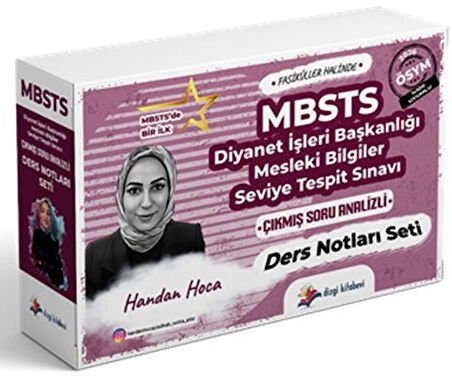 2026 Diyanet İşleri Başkanlığı Mesleki Bilgiler Seviye Sınavı MBSTS Çıkmış Soru Analizli Konu Anlatım Seti 12 Fasikül Dizgi
