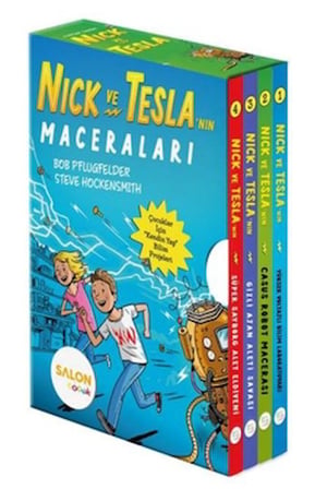 Nick ve Tesla (Kutulu 4 Kitap Takım)