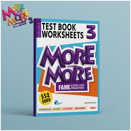 Kurmay Elt More & More 2027 3. Sınıf Test Book Worksheets Maarif Model