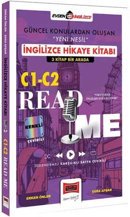 Yargı Yayınları C1-C2 Read Me İngilizce Hikaye Kitabı 3 Kitap Bir Arada