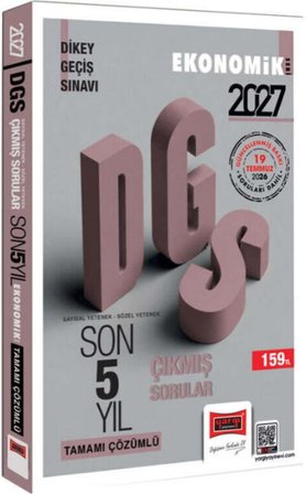 Yargı 2027 DGS Sayısal Sözel Yetenek Tamamı Çözümlü Son 5 Yıl Çıkmış Sorular Ekonomik