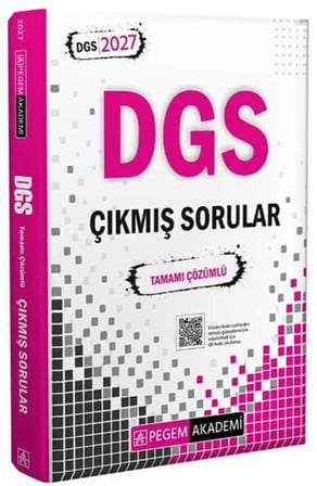2027 DGS Çıkmış Sorular Pegem Akademi