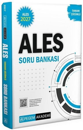 2027 ALES Tamamı Çözümlü Soru Bankası Pegem Yayınları