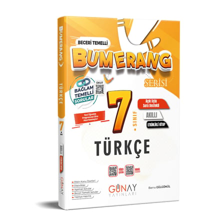 7. Sınıf Türkçe Etkinlikli Bumerang Serisi Günay Yayınları