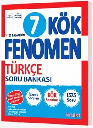 7. Sınıf Türkçe Kök Soru Bankası Fenomen Okul Yayınları