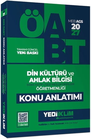 Yediiklim Yayınları 2027 MEB AGS ÖABT Din Kültürü Ve Ahlak Bilgisi Öğretmenliği Konu Anlatımı