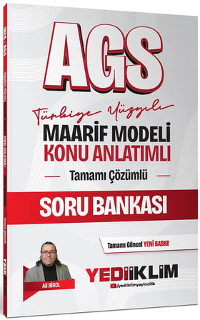Yediiklim 2027 MEB AGS Türkiye Yüzyılı Maarif Modeli Konu Anlatımlı Tamamı Çözümlü Soru Bankası