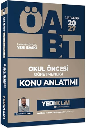 Yediiklim 2027 MEB AGS ÖABT Okul Öncesi Öğretmenliği Konu Anlatımı