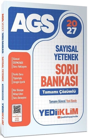 Yediiklim 2027 MEB-AGS Sayısal Yetenek Soru Bankası Çözümlü