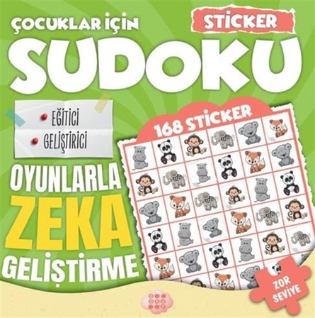 Çocuklar İçin Sudoku / Sticker Hediyeli Zor Seviye 2 / Kolektif