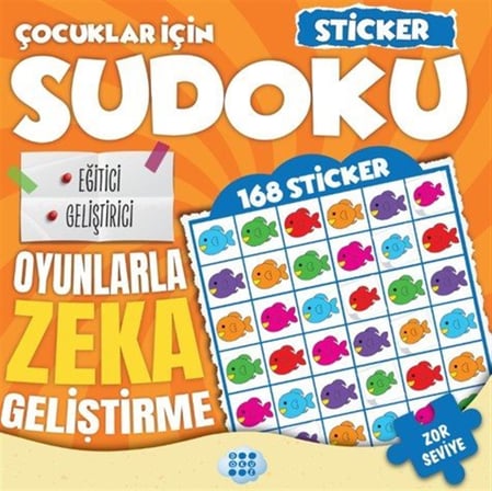 Çocuklar İçin Sudoku / Sticker Hediyeli Zor Seviye 3 / Kolektif