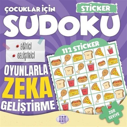 Çocuklar İçin Sudoku / Sticker Hediyeli Zor Seviye 4 / Kolektif