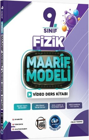 9. Sınıf Fizik Maarif Video Ders Kitabı Çap Yayınları
