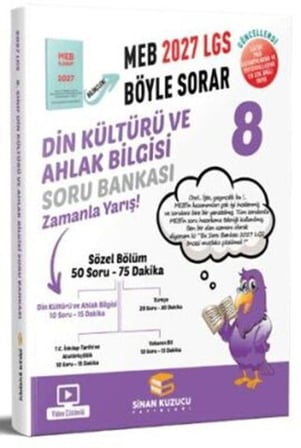 2027 8. Sınıf Din Kültürü ve Ahlak Bilgisi Soru Bankası Sinan Kuzucu