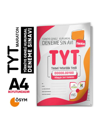 2026 TYT Asimetrik Yayınları KURUMSAL Türkiye Geneli MARATON Deneme Kitapçığı