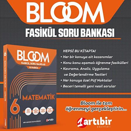 Artıbir 6 Sınıf Matematik Bloom 32 Fasikül Soru Bankası 