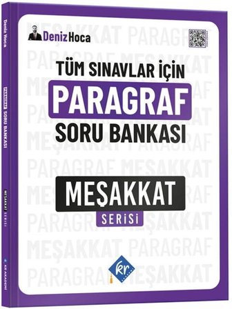 KR Akademi Deniz Hoca Tüm Sınavlar İçin Paragraf Soru Bankası Meşakkat Serisi