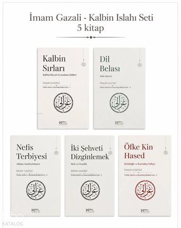 İmam Gazali - Kalbin Islahı Seti (5 Kitap)