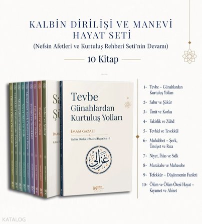 İmam Gazali Kalbin Dirilişi ve Manevi Hayat Seti (10 Kitap)