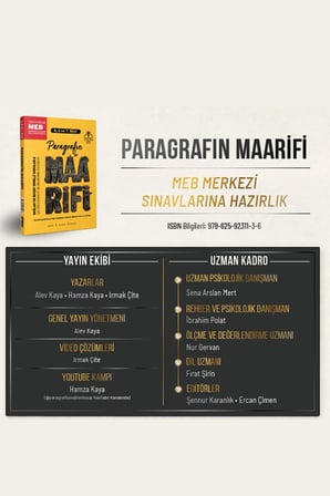 Paragrafın Maarifi MEB Merkezi Sınavlarına Hazırlık 5.6. ve 7. Sınıflar 