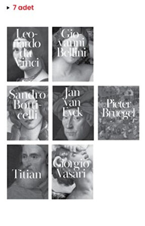 İkonik Tablolar Kartpostal Seti (7’li)