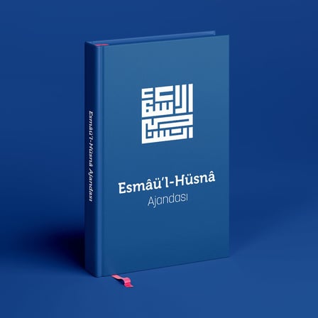 Esmaül Hüsna Ajandası - Özel Seri - Saks Mavisi
