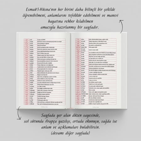 Esmaül Hüsna Ajandası - Özel Seri - Hardal
