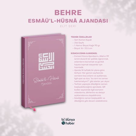 Esmaül Hüsna Ajandası - Elit Seri - Bahre
