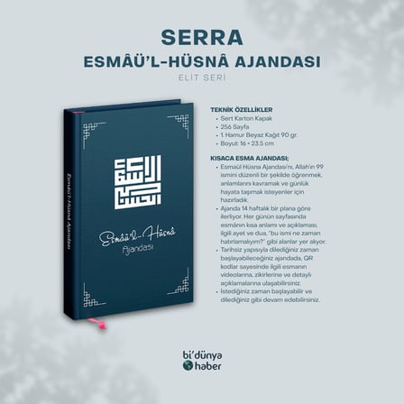 Esmaül Hüsna Ajandası - Elit Seri - Serra
