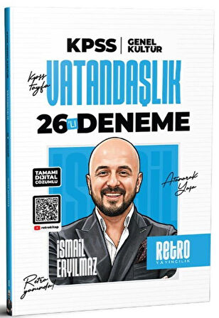 KPSS Vatandaşlık Genel Kültür 26 lı Deneme Retro Yayıncılık