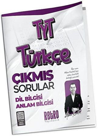 Retro YKS TYT Türkçe Çıkmış Sorular Konu Konu Çözümlü - Aker Kartal Retro Yayıncılık