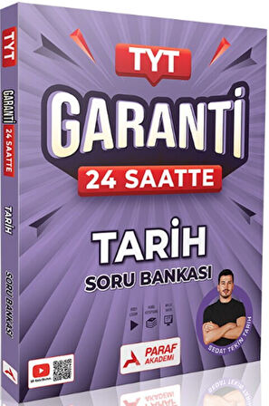Paraf Akademi TYT Sedat Tekin Tarih 24 Saatte Garanti Soru Bankası