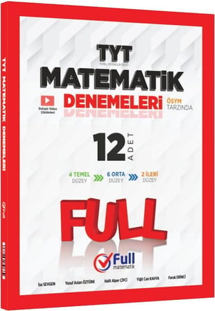 TYT Matematik 12 li Deneme Full Matematik Yayınları