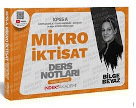 2024 KPSS A Grubu Mikro İktisat Video Ders Notları