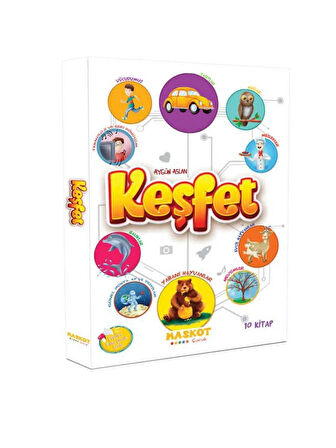 Keşfet  -  10 Kitap   Maskot Çocuk Yayınları 