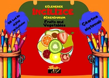 Eğlenerek İngilizce Öğreniyorum - Fruits and Vegetablets