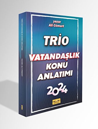 Makro Kitabevi 2024 KPSS Vatandaşlık Trio Konu Anlatımı - Ali Cömert Makro Kitabevi