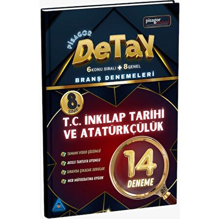 ZEKA KÜPÜ 8.SINIF TC İNKİLAP TARİHİ ve ATATÜRKÇÜLÜK PİSAGOR 14 LÜ DENEME