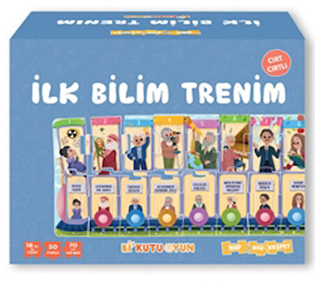 İlk Bilim Trenim - Cırt Cırtlı Yapboz ve Kitap Seti