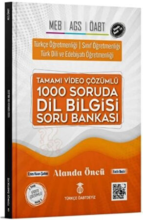 KPSS ÖABT TYT MSÜ Dil Bilgisi 1000 Soruda Soru Bankası