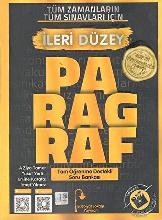 Paragraf İleri Düzey Soru Bankası Edebiyat Sokağı