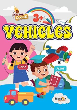 Vehicles Türkçe-İngilizce Boyama Kitabı